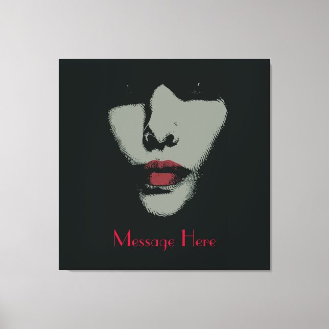 Canvas de Mulher Misteriosa (Frente)