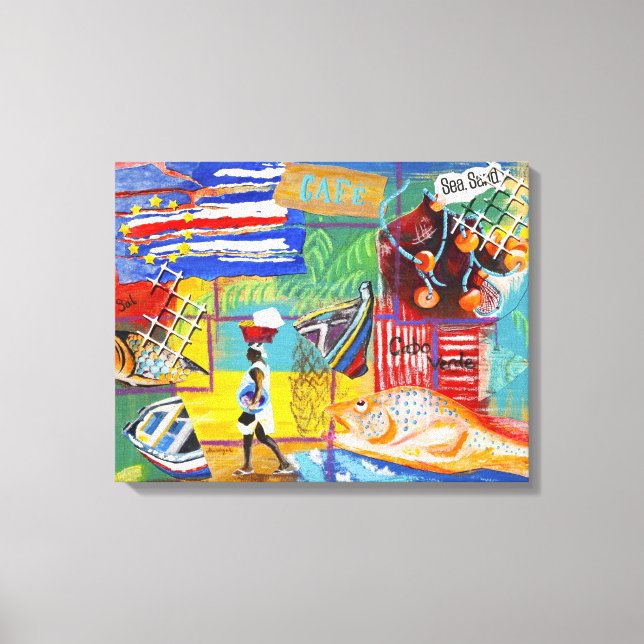 Canvas de Muro de Cabo Verde (Frente)