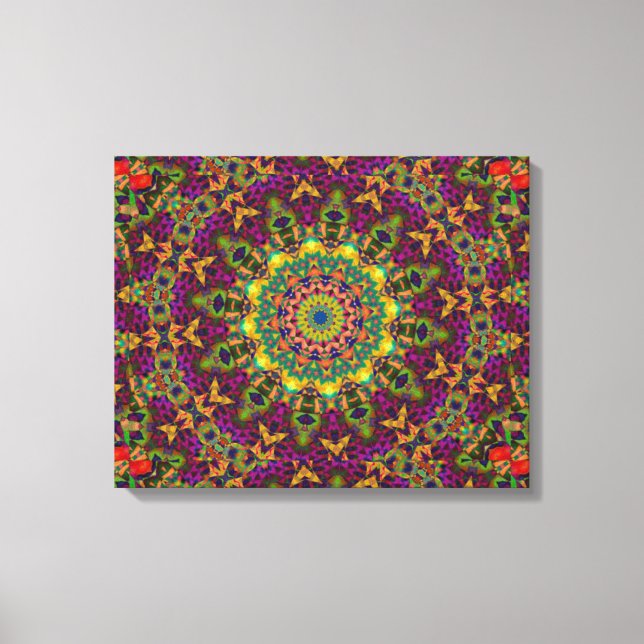 Canvas de Muro do Caleidoscópio Oriental (Frente)