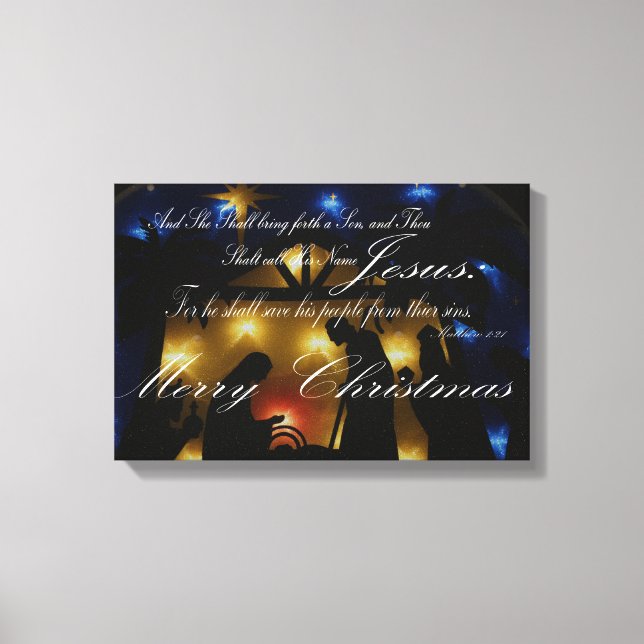 Canvas de Natal (Frente)