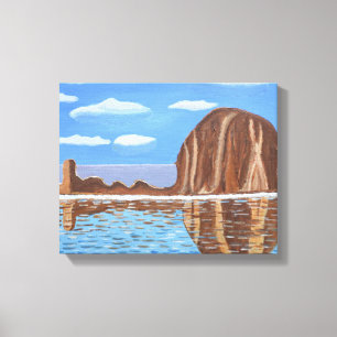 canvas de Oregon da Praia de Canhão