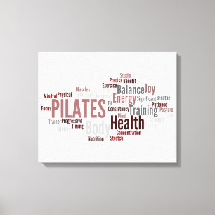 CANVAS de Palavras PILATES