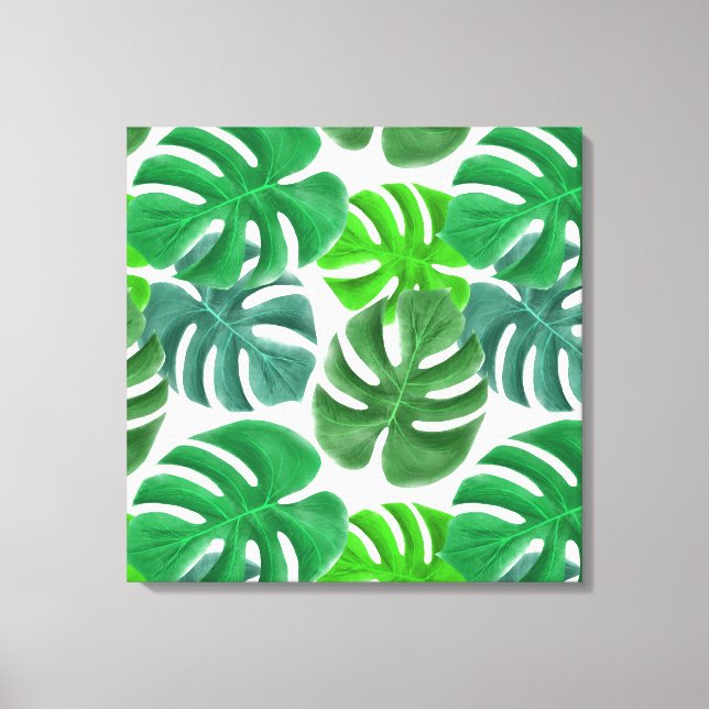 Canvas de Palma Tropical de Arte Impressão (Frente)