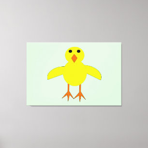 Canvas de Pintinho de Páscoa cúbica