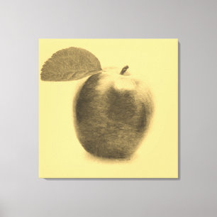 Canvas de pintura da Vintage Apple