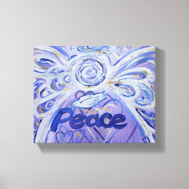 Canvas de Pintura de Palavras do Peace Angel (Frente)