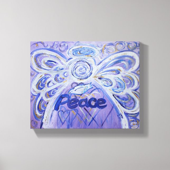 Canvas de Pintura de Palavras do Peace Angel (Frente)