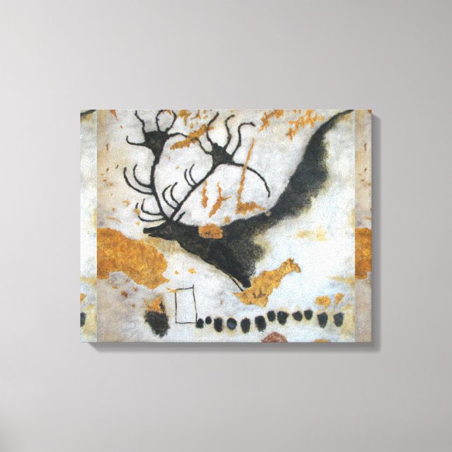 Canvas de pintura em cavernas Lascaux Megaloceros (Frente)