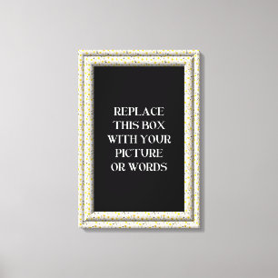 canvas de Quadros Brancos "3-D"