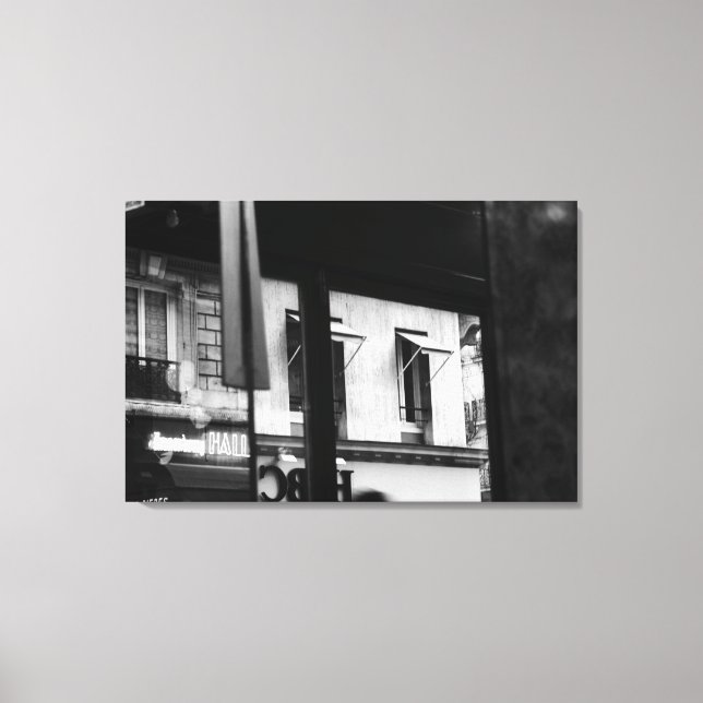 Canvas de Reflexões e Janelas Atmoshere Parisiense (Frente)