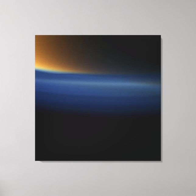 Canvas de risco laranja e azul (Frente)