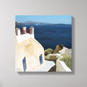 Canvas de Santorini, ilha grega