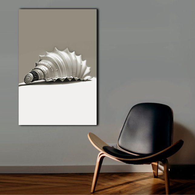 Canvas de Seashell Preto e Branco (Criador carregado)