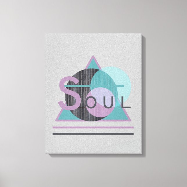 Canvas de "SOUL" inspiracional minimalista (Frente)