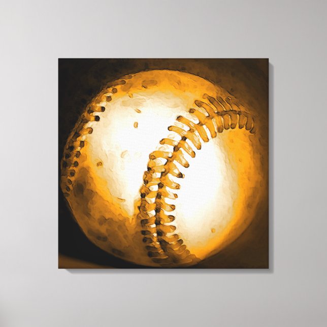 Canvas de Trabalho de arte de baseball (Frente)