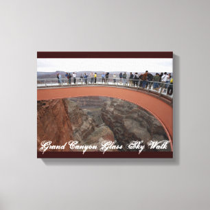 Canvas de vidro de Skywalk do Grand Canyon
