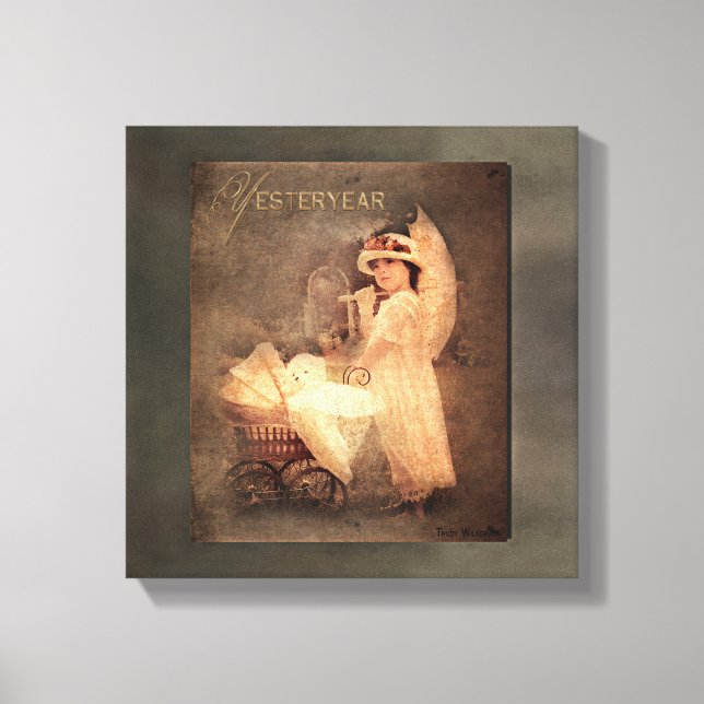 Canvas de Vintage - Ano passado - Carruagem de gar (Frente)