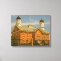 Canvas de Wall Art do Templo Vernal de Utah