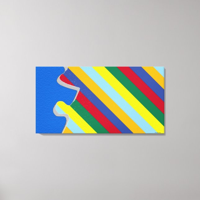Canvas decorativa Abstrato de Pop de arte Quebra-c (Frente)
