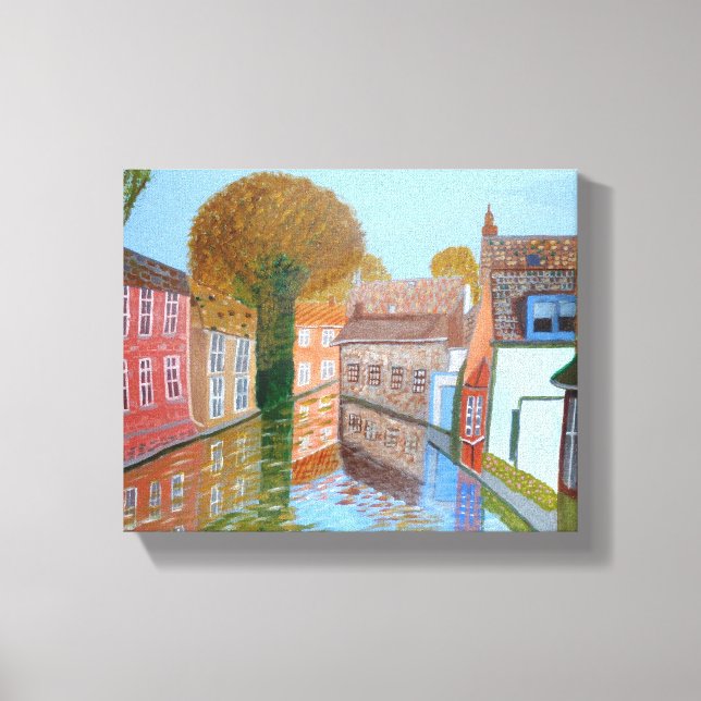 Canvas do Canal Brugge (Frente)