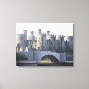 Canvas do castelo de Conwy medieval