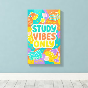 Canvas do Estudo Estudante - Decoração do Dormo Vo