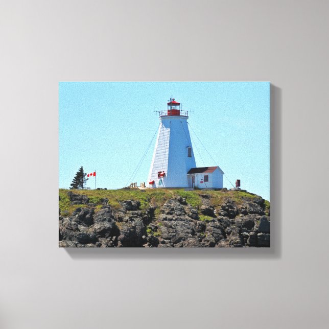 Canvas do Farol de Swallowtail Grand Manan (Frente)
