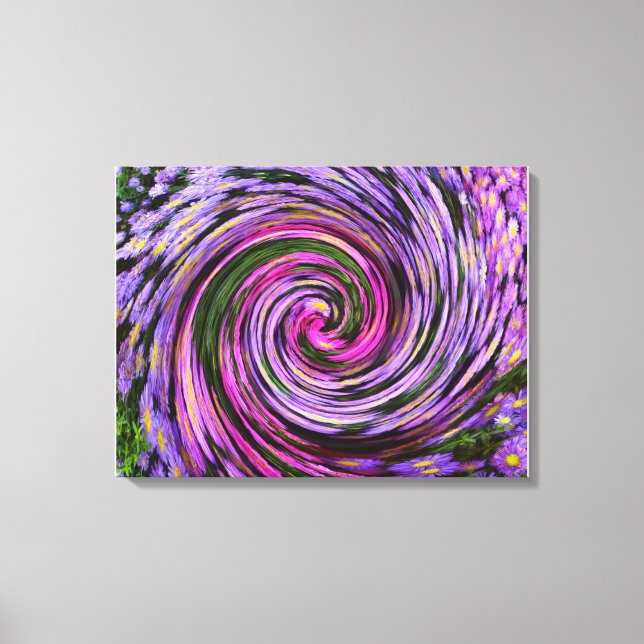 Canvas do giro da Mãe rosa azul (Frente)