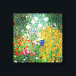 Canvas do Jardim Flor Gustav Klimt<br><div class="desc">Poster de canvas do Jardim Flor Gustav Klimt. Pintura a óleo na canvas desde 1907. Concluído durante a fase de ouro, o Jardim Flor é uma das pinturas paisagísticas mais famosas do Klimt. As cores do verão surgiram neste trabalho com uma bela mistura de flores laranja, vermelha, roxa, azul, rosa...</div>