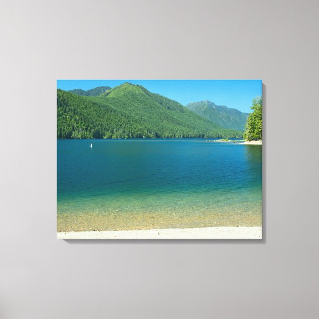Canvas do Lago Cushman Summer (Frente)
