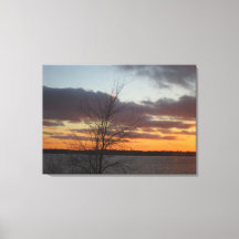 Canvas do Lago Sunset - 33,70" x 24"