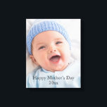 Canvas do Muro de Fotos do Dia das Mães<br><div class="desc">Escolha sua própria foto pessoal para esta canvas. Esta canvas parece fabulosa quando está terminada. Que adorável. Presente do Dia das Mães.</div>