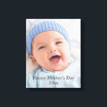 Canvas do Muro de Fotos do Dia das Mães<br><div class="desc">Escolha sua própria foto pessoal para esta canvas. Esta canvas parece fabulosa quando está terminada. Que adorável. Presente do Dia das Mães.</div>