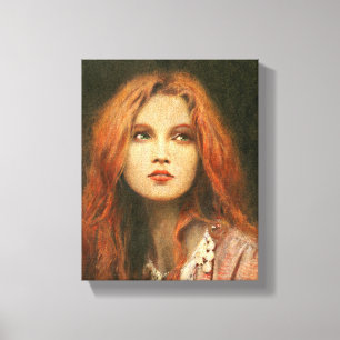 Canvas do musa do Pre-Raphaelite