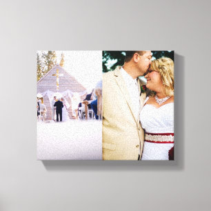 Canvas do noivo da noiva das memórias do casament