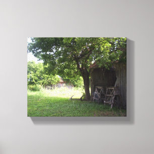Canvas do país do monte do Texas de Ron