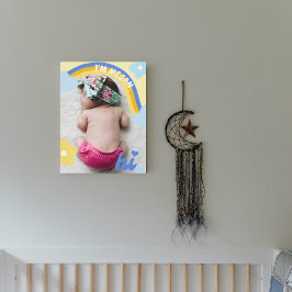 Canvas do Rainbow Newborn Photo Baby Nursery