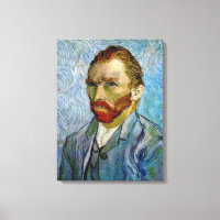 Canvas do retrato de auto de Van Gogh