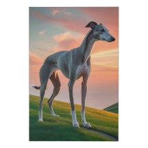 Canvas Elegante de Greyhound - Sunset Hill