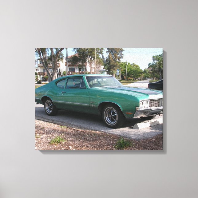 canvas Esportiva Oldsmobile 1970 (Frente)