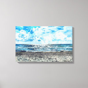 Canvas esticadas praia do Fort Lauderdale