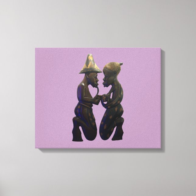 Canvas Étnica do Quênia África (Frente)