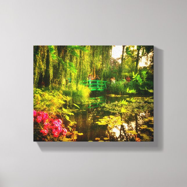 Canvas Familiar Claude Monet Giverny Pond Lily (Frente)