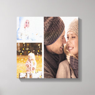 Canvas feitas sob encomenda da colagem da foto -