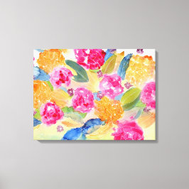 Canvas floral a frio