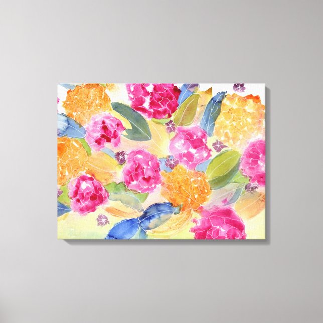 Canvas floral a frio (Frente)