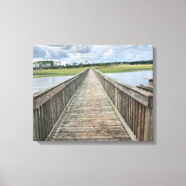 Canvas Fotográfica do Flórida Palencia Dock (Frente)