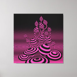 Canvas gigante Neon Fuchsia Magic Mushroom 1 m 2