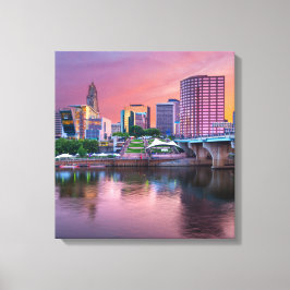 Canvas Hartford Connecticut 16,80 X 17,50"