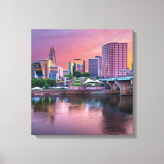 Canvas Hartford Connecticut 16,80 X 17,50" (Frente)